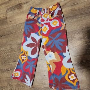 Oilily girls pants jeans 104 4t floral